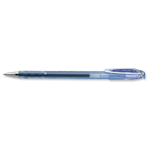 Zebra RX Rollerball Gel Ink Stick Pen Medium Blue Ref 17772 [Pack 12]