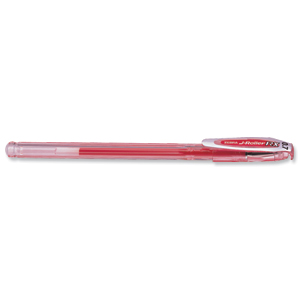 Zebra RX Rollerball Gel Ink Stick Pen Medium Red Ref 17773 [Pack 12]