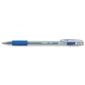 Zebra Z1 Smooth Ball Pen Medium 0.7mm Blue Ref 24162 [Pack 12]