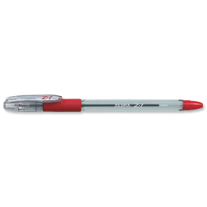 Zebra Z1 Smooth Ball Pen Medium 0.7mm Red Ref 24162 [Pack 12]