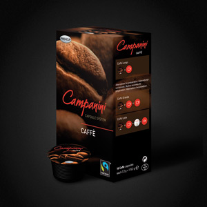 Campanini Caffe Coffee Capsules Fairtrade 16 per Box Ref 1194 [6 Boxes] Ident: 617A