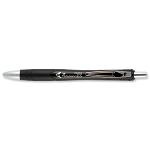 Zebra Z-Mulsion EX Emulsion Ink Pen Retractable Medium Black Ref 72511 [Pack 12] Ident: 69B