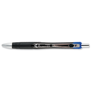 Zebra Z-Mulsion EX Emulsion Ink Pen Retractable Medium Blue Ref 72512 [Pack 12] Ident: 69B