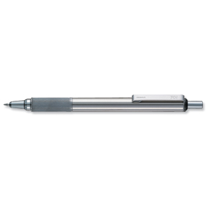 Zebra F701 Ball Pen Retractable Stainless Steel Fine Black Ref 44970 Ident: 78C