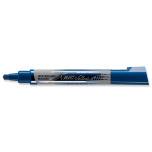Bic Velleda Whiteboard Marker Liquid Ink Blue 902095 [Pack 12]