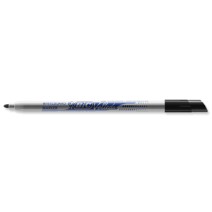 Bic Velleda Drywipe Marker 1721 Bullet Tip 1.5mm Line Black Ref 841842 [Pack 24] Ident: 97E