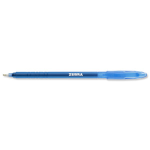 Zebra Z-Stick Super Smooth Ball Pen Medium Blue Ref 2363 [Pack 50]