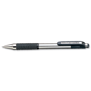 Zebra F-301 Ultra Ball Pen Stainless Steel Medium Black Ref E38101 Ident: 79F