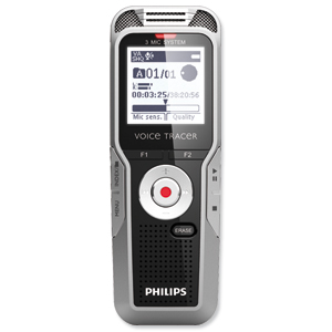 Philips Digital Voice Tracer 4GB 3Mic HighFidelity Ref DVT5000/00 Ident: 668B