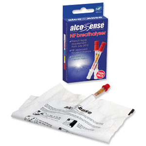 AlcoSense Breathalyser Singles Kit  Ref 5001113 [Pack 2] Ident: 531A