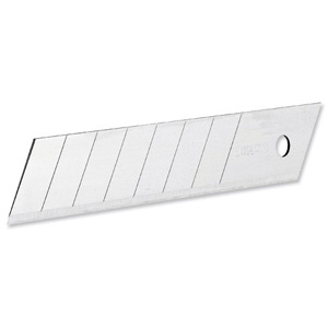 Stanley Snap-Off Replacement Blades for Heavy-duty ABS Knife 18mm Ref 0-11-301 [Pack 10] Ident: 108K