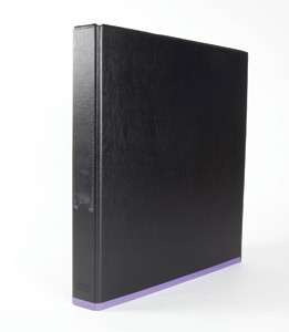 Elba myColour Ring Binder 2 O-Rings A4 Black and Purple Ref 400019113 [Pack 10] Ident: 217C