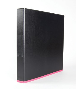 Elba myColour Ring Binder 2 O-Rings A4 Black and Pink Ref 400019115 [Pack 10] Ident: 217C