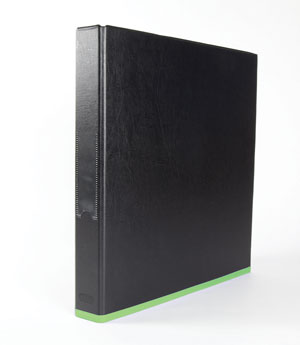 Elba myColour Ring Binder 2 O-Ring A4 Black and Lime Ref 400019116 [Pack 10] Ident: 217C