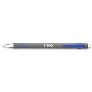 Ball Pen Retractable Tip 0.7mm Line 0.4mm Blue Ref KB309600Blu [Pack 12] Ident: 79B