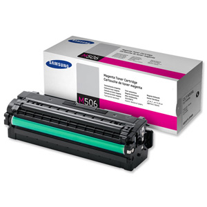 Samsung Laser Toner Cartridge High Yield Page Life 3500pp Magenta Ref CLT-M506L/ELS