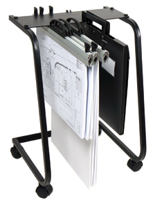 Arnos Hang-A-Plan General Front Load Trolley for 15 Binders A2 A3 Ref D062