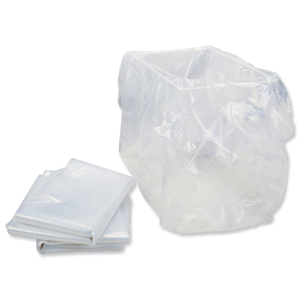 HSM Shredder Waste Sack Clear Ref 1120995051 [Pack 100] Ident: 653G