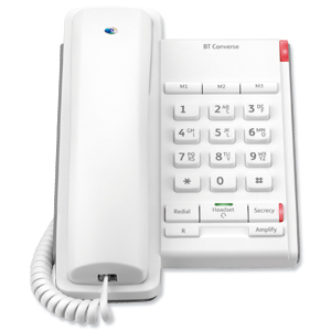 BT Converse 2100 Telephone Wall Mountable White Ref 40205