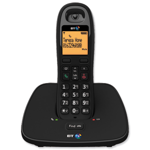 BT 1000 Cordless Single Handset DECT Telephone Ref 66854