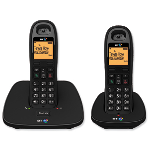 BT 1000 Twin DECT Telephone Cordless Ref 66855