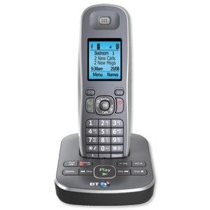 BT 7500 Single Handset DECT Telephone Cordless Answering Machine Ref 61958