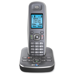 BT 7500 Single Handset DECT Telephone Cordless Answering Machine Ref 61958 Ident: 674F