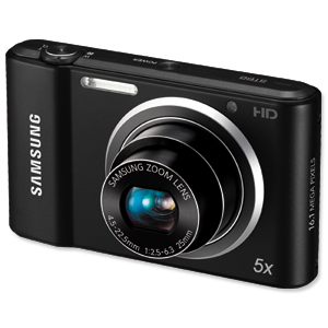 Samsung ST66 16.1MP Digital Camera Black Ref EC-ST66ZZFPBGB Ident: 644B