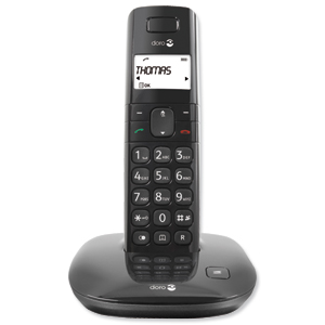 Doro Comfort 1000 Telephone DECT Single Cordless 20-entry Phonebook Ref 6022 Ident: 675E