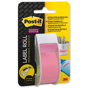 Post-it Super Sticky Removable Label Roll 10m Yellow Ref 2650PEU