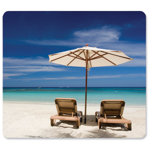 Fellowes Earth Series Recycled Mousepad Beach Chairs Ref 5909501 Ident: 740E
