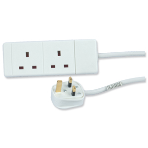 Extension Lead 2-Way Socket 4m Cable Ident: 731E