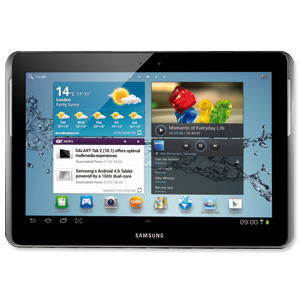 Samsung Galaxy Tab 2 10.1 Tablet 3G WiFi Camera Bluetooth 16GB Ref GT-P5100TSABTU Ident: 639D