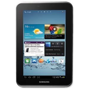 Samsung Galaxy Tab 2 7.0 Tablet 3G WiFi Camera Bluetooth 16GB Ref GT-P3100TSEBTU Ident: 639D