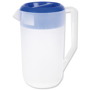 Jug Frosted Polypropylene with Lid 2.2 Litre