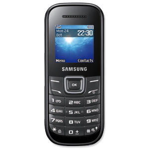 Samsung E1200 Mobile Phone Black Ref GT-E1200ZKABTU Ident: 640G