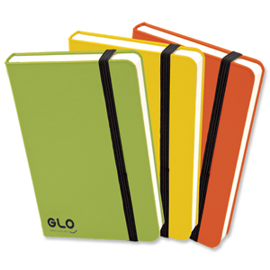 GLO Executive Soft Feel Notebook Ruled 160pp 80gsm A4 Green [Pack 3] Ident: 216X