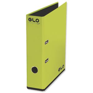 GLO Lever Arch File 70mm Spine A4 Green [Pack 3] Ident: 216X