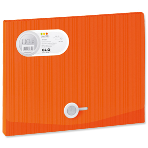 GLO Box File Polypropylene A4 Orange Ident: 216X