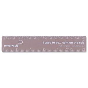 Remarkable Biodegradable Ruler 15cm Purple Ref 7211-4100-006 [Pack 5] Ident: 72X