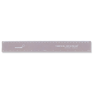 Remarkable Biodegradable Ruler 30cm Purple Ref 7211-4110-009 [Pack 5]