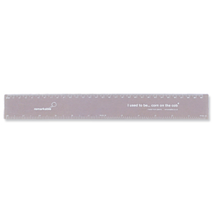 Remarkable Biodegradable Ruler 30cm Purple Ref 7211-4110-009 [Pack 5] Ident: 72X