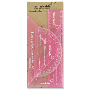 Remarkable Biodegradable Geometry Set Pink Ident: 72X