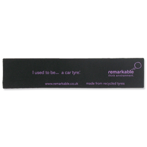 Remarkable Recycled Tyre Fringed Bookmark Black/Purple [Pack 5] Ident: 72X
