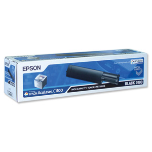 Epson S050190 Laser Toner Cartridge High Capacity Page Life 4000pp Black Ref C13S050190