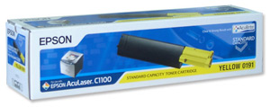 Epson S050191 Laser Toner Cartridge Page Life 1500pp Yellow Ref C13S050191 Ident: 806E
