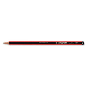 Staedtler 110 Tradition Pencil Cedar Wood HB Ref 110-HB [Pack 12] Ident: 102A