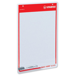 Stabilo Memo Board Drywipe with Pen in Holder A3 Ref 4219