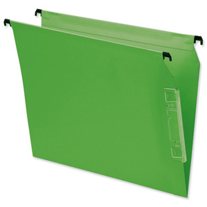 Esselte Pendaflex Lateral File Kraft 205gsm V-base Capacity 15mm W330mm Green Ref 93611 [Pack 25] Ident: 213A