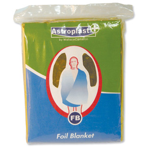 Wallace Cameron First-Aid Emergency Foil Blanket Ref 4803008 [Pack 6] Ident: 531E